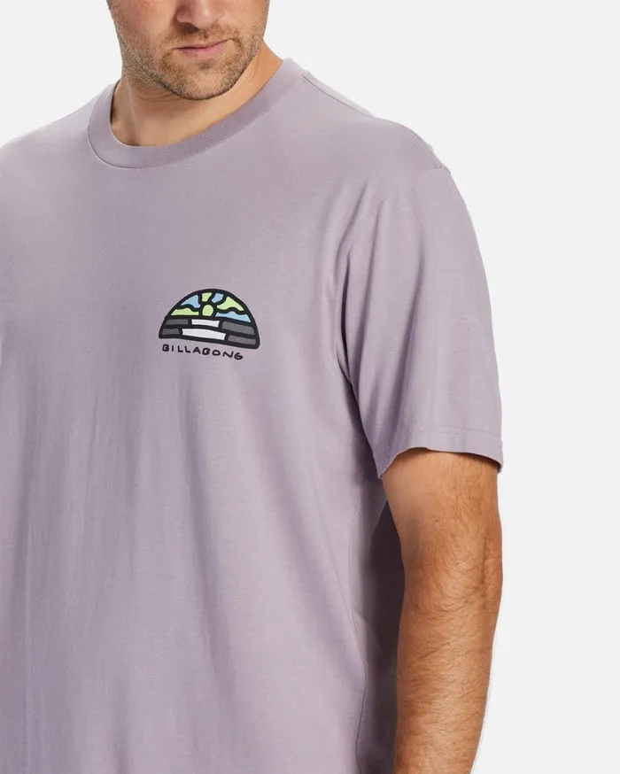 Billabong Shine TShirt Purple Ash Mens TShirts Billabong Shine TShirt Purple Ash Mens TShirts