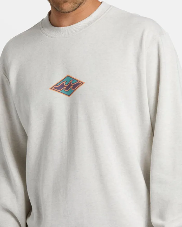 Billabong Short Sands Crewneck Sweatshirt Light Grey Heather Mens Hoodies and Fleece Billabong Short Sands Crewneck Sweatshirt Light Grey Heather Mens Hoodies and Fleece