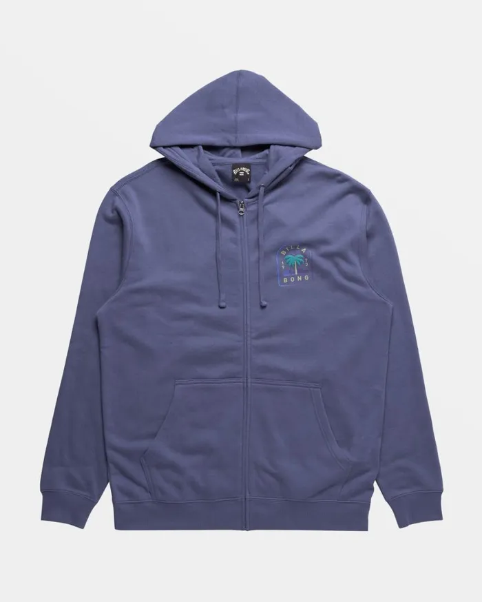 Billabong Short Sands ZipUp Hoodie Washed Royal Mens Hoodies and Fleece Billabong Short Sands ZipUp Hoodie Washed Royal Mens Hoodies and Fleece
