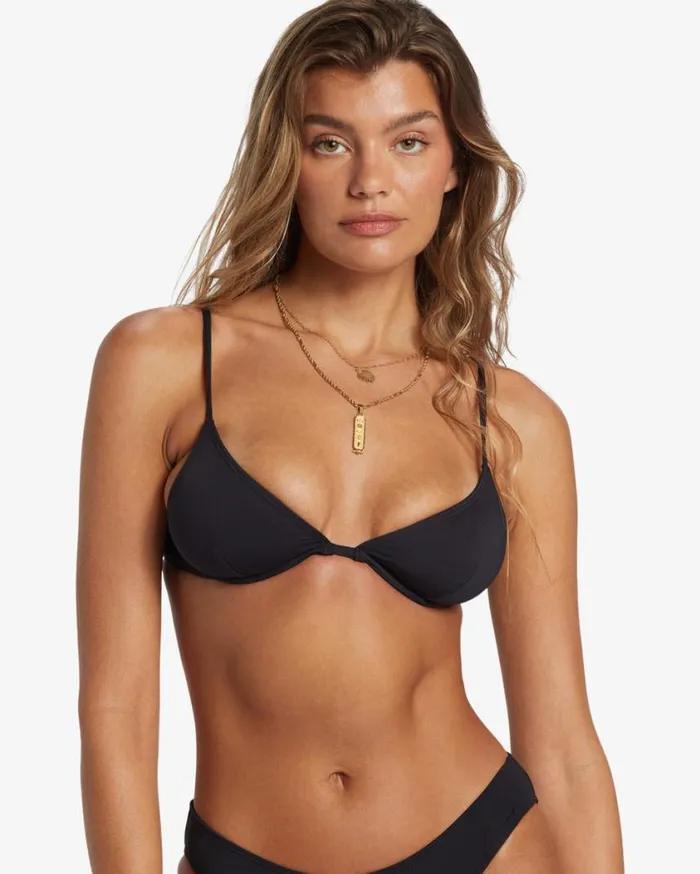 Billabong Sol Searcher Reese Underwire Bikini Top Black Pebble Womens Bikini Tops Billabong Sol Searcher Reese Underwire Bikini Top Black Pebble Womens Bikini Tops