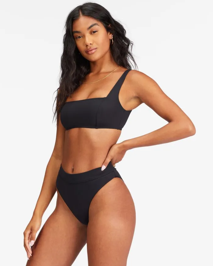 Billabong Sol Searcher Seamed Tank Bralette Bikini Top Black Pebble Womens Bikinis Billabong Sol Searcher Seamed Tank Bralette Bikini Top Black Pebble Womens Bikinis
