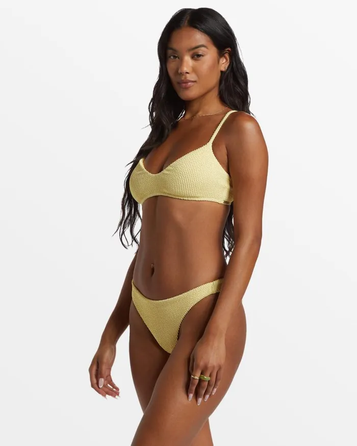 Billabong Summer High Bralette Bikini Top Mellow Yellow Womens Bikini Tops Billabong Summer High Bralette Bikini Top Mellow Yellow Womens Bikini Tops
