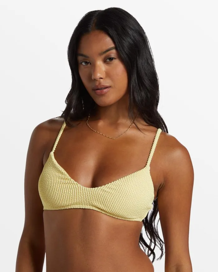 Billabong Summer High Bralette Bikini Top Mellow Yellow Womens Bikini Tops Billabong Summer High Bralette Bikini Top Mellow Yellow Womens Bikini Tops