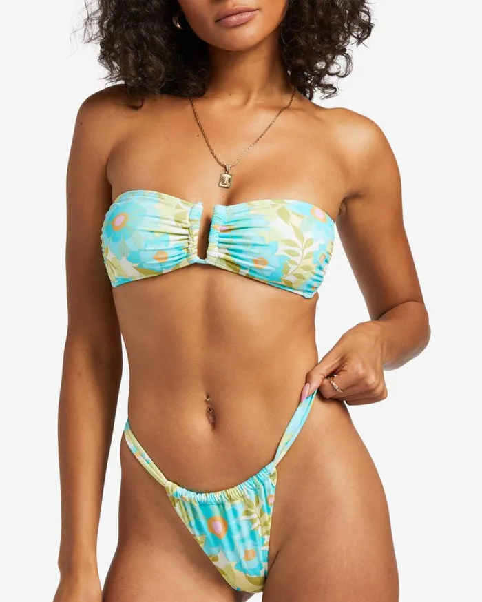 Billabong Summer Sky Ruched Hike Skimpy Bikini Bottoms Multi Womens Bikinis Billabong Summer Sky Ruched Hike Skimpy Bikini Bottoms Multi Womens Bikinis