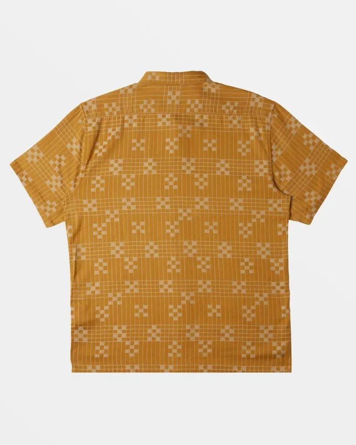 Billabong Sundays Jacquard Short Sleeve Shirt Dijon Mens Shirts Billabong Sundays Jacquard Short Sleeve Shirt Dijon Mens Shirts