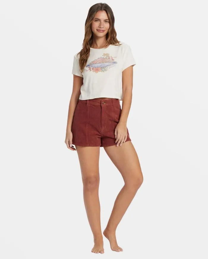 Billabong Surfing Solo TShirt White Cap Womens Graphic Tees and Tanks Billabong Surfing Solo TShirt White Cap Womens Graphic Tees and Tanks