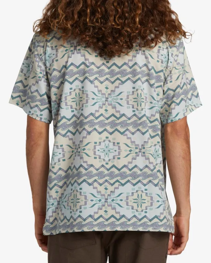 Billabong Surftrek Trail Short Sleeve Woven Shirt Seafoam Mens Shirts Billabong Surftrek Trail Short Sleeve Woven Shirt Seafoam Mens Shirts