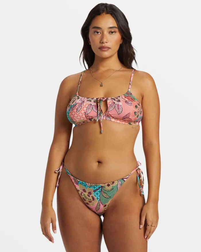 Billabong Visions Of Paradise SideTie Tanga Bikini Bottoms Multi Womens Bikinis Billabong Visions Of Paradise SideTie Tanga Bikini Bottoms Multi Womens Bikinis
