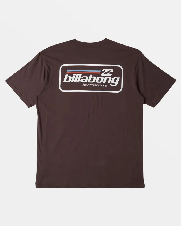 Billabong Walled TShirt Plum Mens TShirts Billabong Walled TShirt Plum Mens TShirts