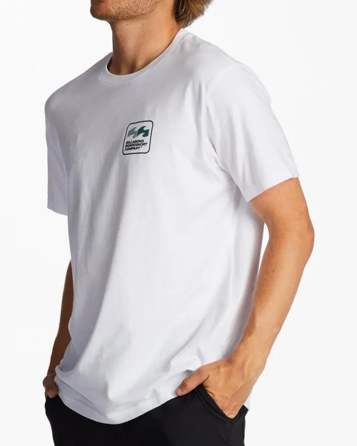 Billabong Walled TShirt White Mens TShirts Billabong Walled TShirt White Mens TShirts