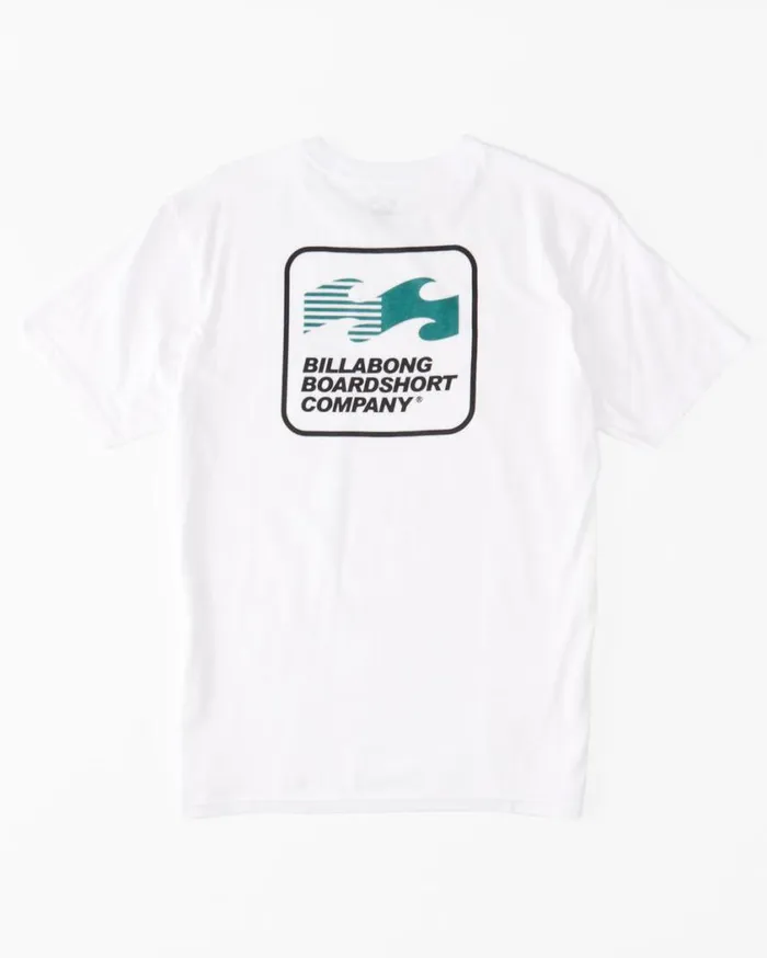 Billabong Walled TShirt White Mens TShirts Billabong Walled TShirt White Mens TShirts