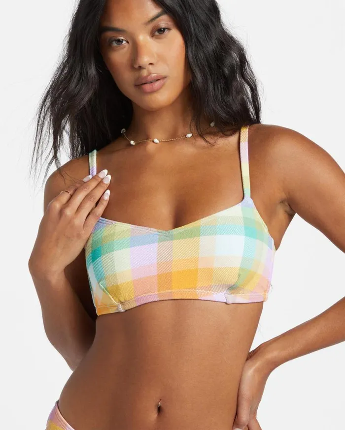 Billabong Warm Waves Liladdbralette Bikini Top Multi Womens Bikini Tops Billabong Warm Waves Liladdbralette Bikini Top Multi Womens Bikini Tops