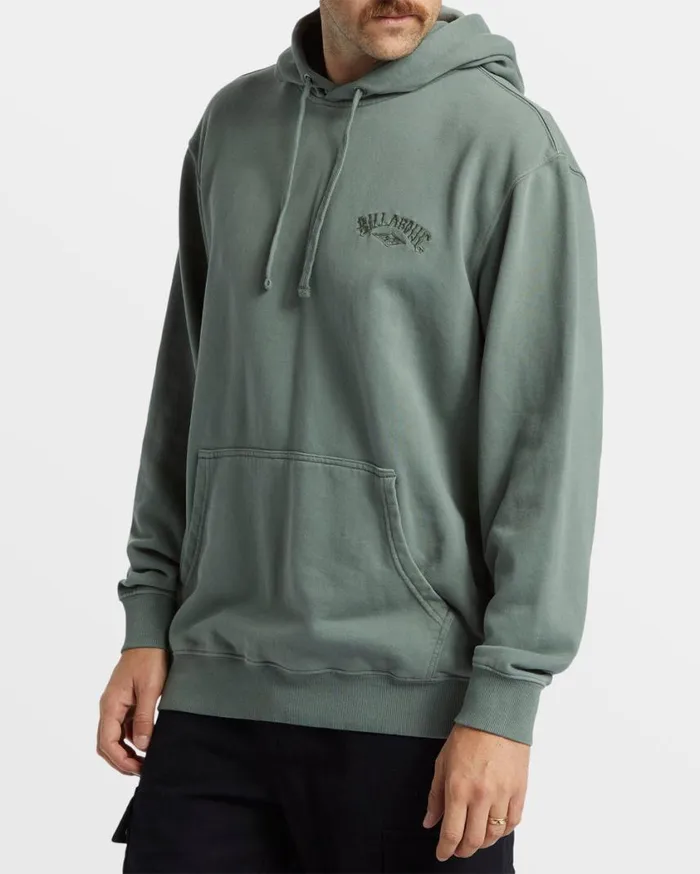 Billabong Wave Washed Hoodie Fern Mens Hoodies and Fleece Billabong Wave Washed Hoodie Fern Mens Hoodies and Fleece