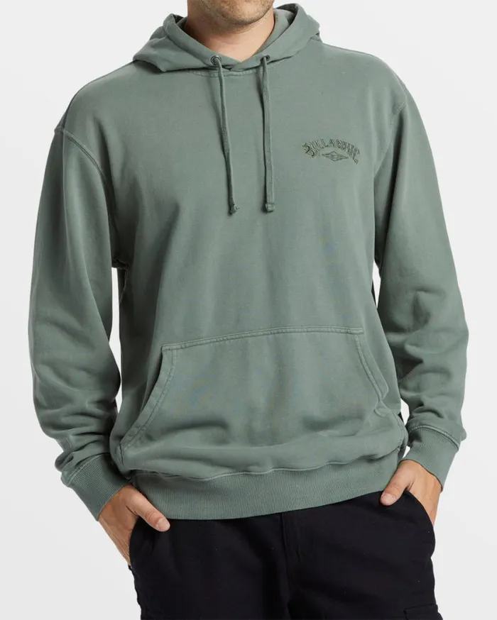 Billabong Wave Washed Hoodie Fern Mens Hoodies and Fleece Billabong Wave Washed Hoodie Fern Mens Hoodies and Fleece