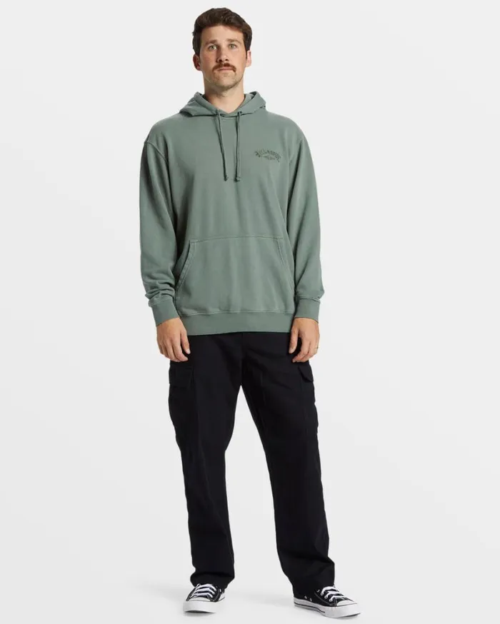 Billabong Wave Washed Hoodie Fern Mens Hoodies and Fleece Billabong Wave Washed Hoodie Fern Mens Hoodies and Fleece