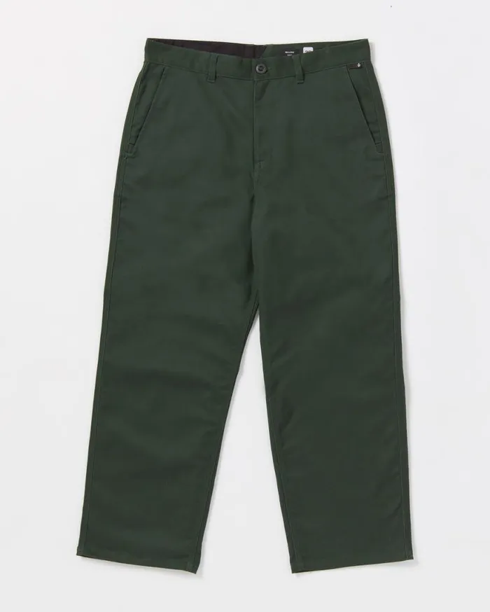 Billow Twill Pants 8211 Dark Forest Mens Volcom Pants