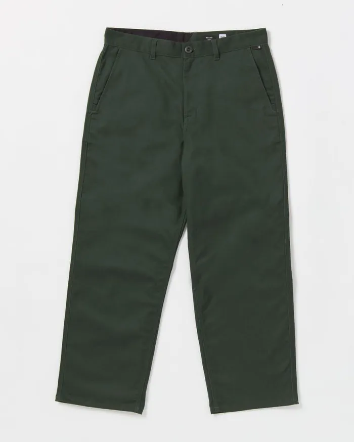 Billow Twill Pants 8211 Dark Forest Mens Volcom Pants