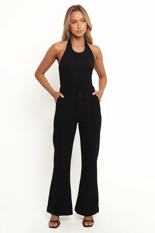 Bimmi Flare Pant Black Pants Petal and Pup Women
