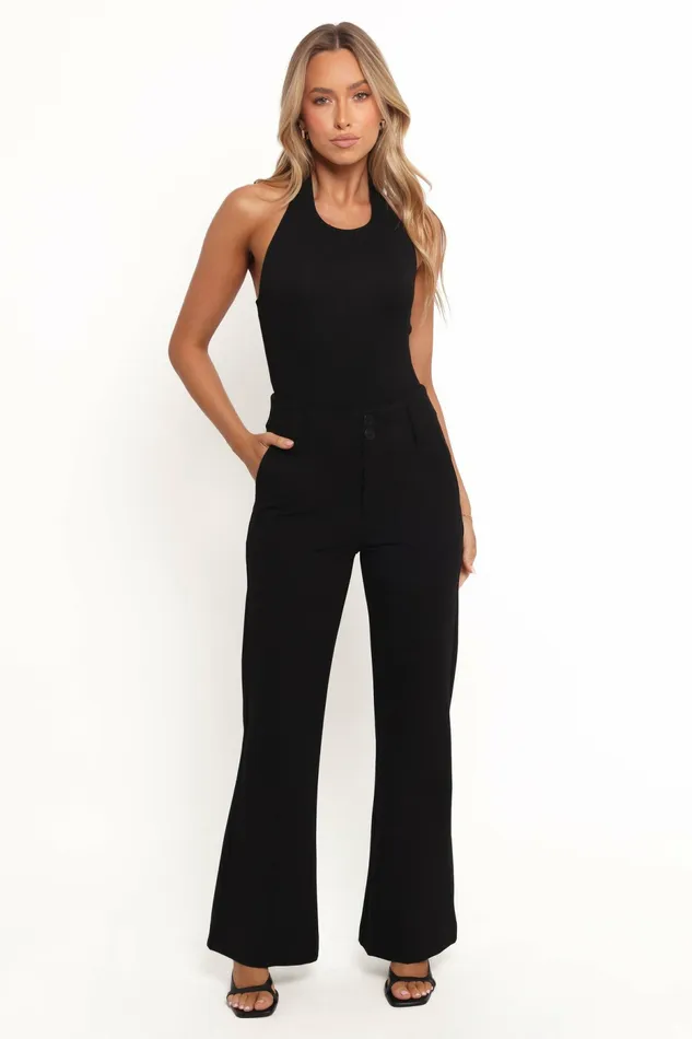 Bimmi Flare Pant Black Pants Petal and Pup Women