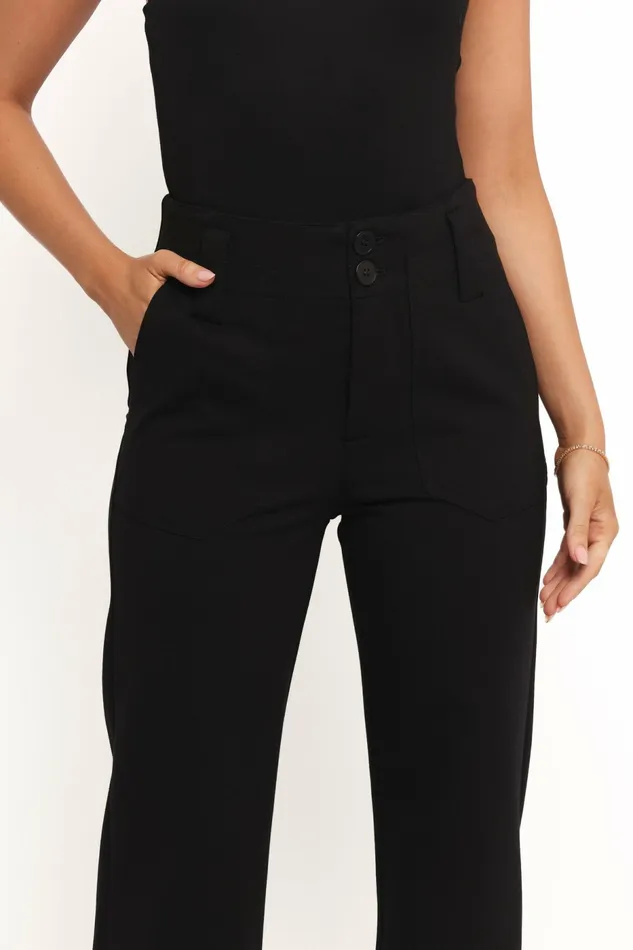 Bimmi Flare Pant Black Pants Petal and Pup Women