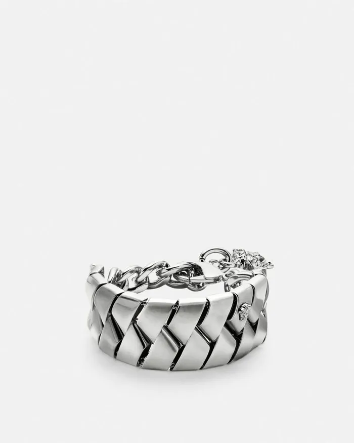 Bind Bracelet Silver WomenMen Versace Bracelets