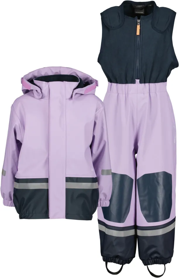 Boardman Kids039 Set Galon Digital Purple Kids Didriksons Lined Rain Set Boardman Kids039 Set Galon Digital Purple Kids Didriksons Lined Rain Set
