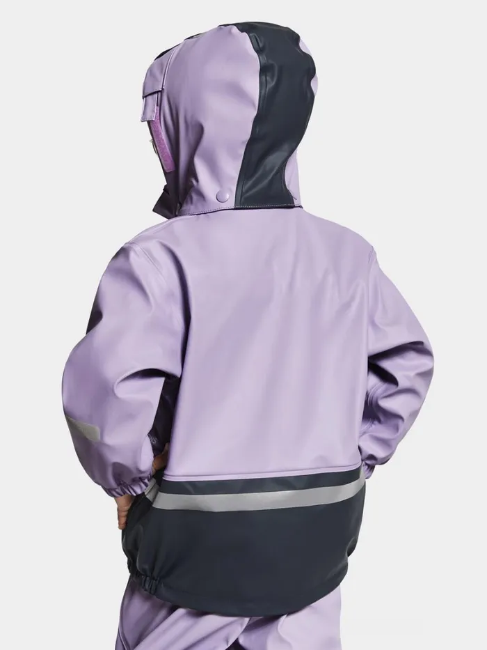 Boardman Kids039 Set Galon Digital Purple Kids Didriksons Lined Rain Set Boardman Kids039 Set Galon Digital Purple Kids Didriksons Lined Rain Set