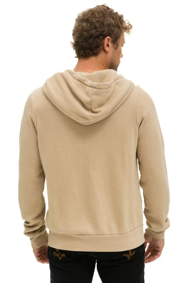 Bolt 2 Hoodie 8211 Sand Neon Pink WomenMen Aviator Nation Hoodies