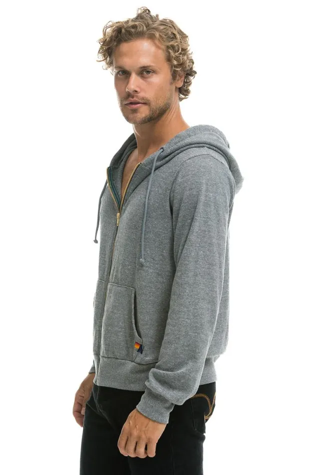 Bolt Hoodie 8211 Heather Grey WomenMen Aviator Nation Hoodies