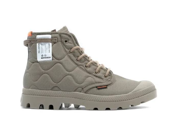 Boots Kids PALLADIUM PAMPA REQUILTED Military Olive