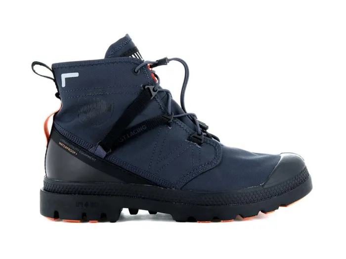 Boots Kids PALLADIUM PAMPA TRAVEL LITE WATERPROOF Mood Indigo