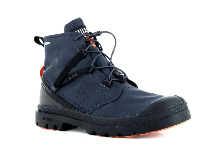 Boots Kids PALLADIUM PAMPA TRAVEL LITE WATERPROOF Mood Indigo Boots Kids PALLADIUM PAMPA TRAVEL LITE WATERPROOF Mood Indigo