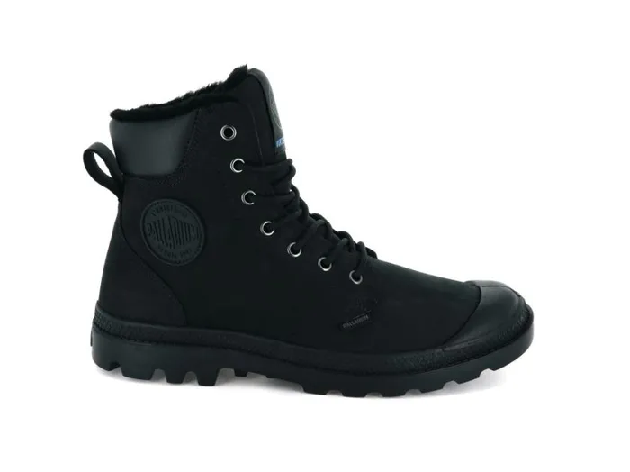 Boots Men PALLADIUM PAMPA SPORT CUFF WPS Blackblack