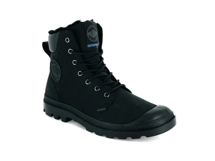 Boots Men PALLADIUM PAMPA SPORT CUFF WPS Blackblack Boots Men PALLADIUM PAMPA SPORT CUFF WPS Blackblack