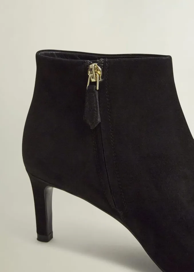 Boots Women HOBBS Lizzie Suede Ankle Boots Black