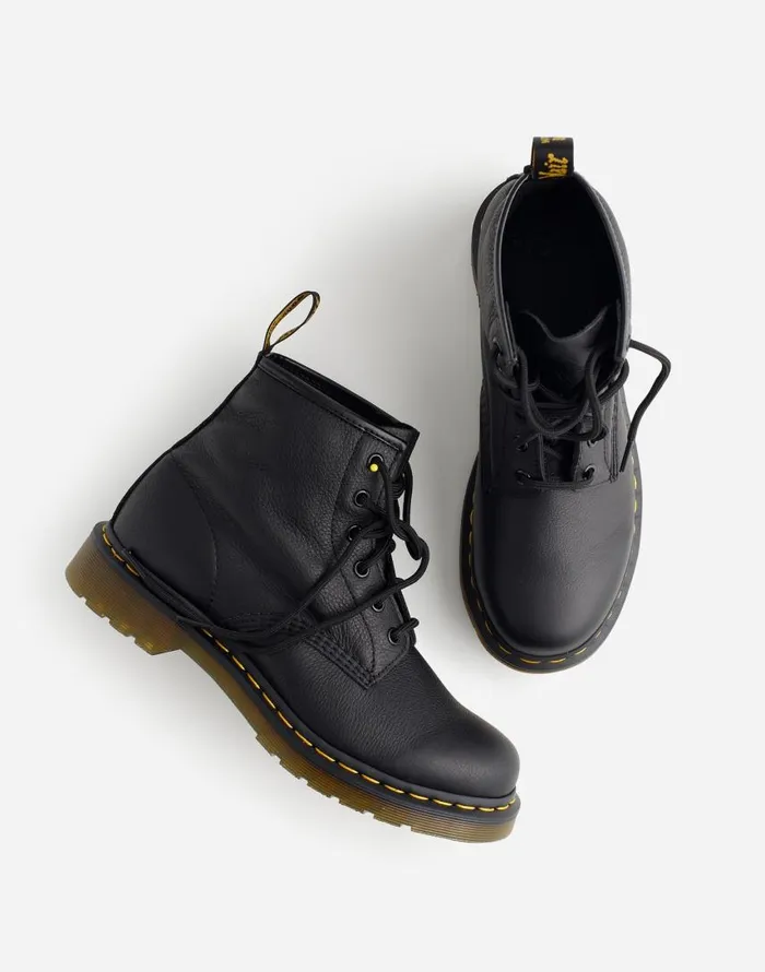 Boots Women Madewell Dr Martens 101 Boots In Leather Black Virginia