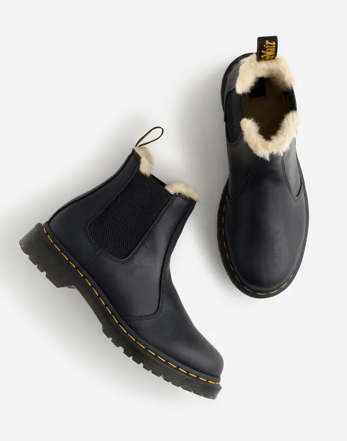 Boots Women Madewell Dr Martens 2976 Lenore Faux FurLined Chelsea Boots Black Wyoming Boots Women Madewell Dr Martens 2976 Lenore Faux FurLined Chelsea Boots Black Wyoming