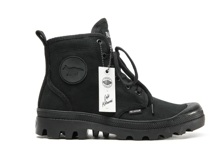 Boots Women PALLADIUM PALLABROUSSE X KITSUNE Blackblack Boots Women PALLADIUM PALLABROUSSE X KITSUNE Blackblack