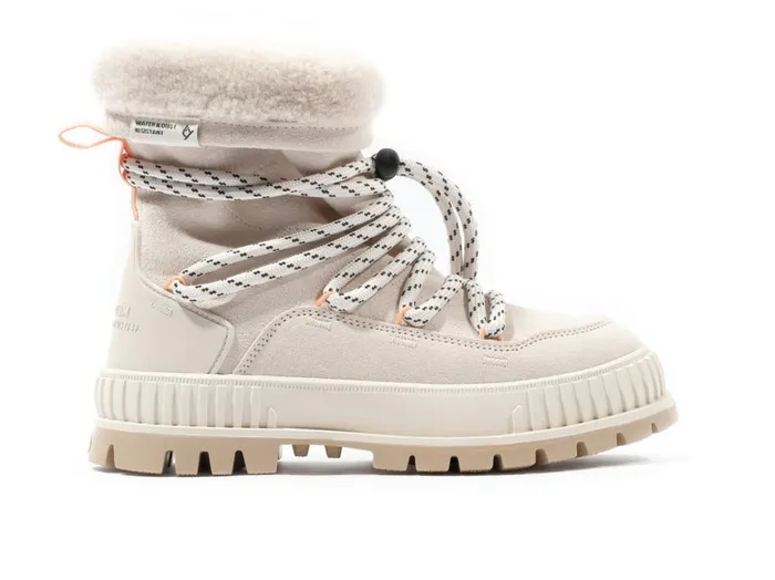 Boots Women PALLADIUM PALLASHOCK HIVER Almond Milk
