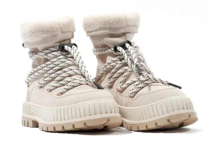 Boots Women PALLADIUM PALLASHOCK HIVER Almond Milk Boots Women PALLADIUM PALLASHOCK HIVER Almond Milk