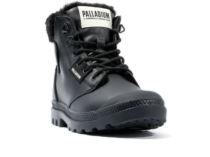 Boots Women PALLADIUM PAMPA HI SNOW WARM Black Boots Women PALLADIUM PAMPA HI SNOW WARM Black