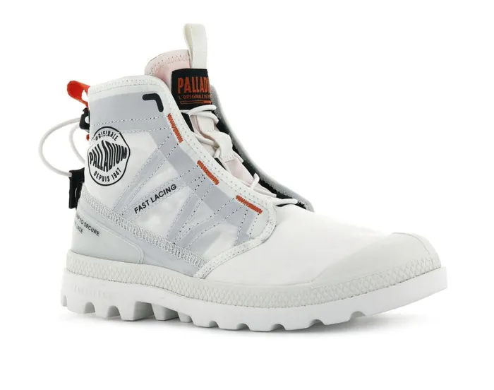 Boots Women PALLADIUM PAMPA TRAVEL LITE Star White Boots Women PALLADIUM PAMPA TRAVEL LITE Star White
