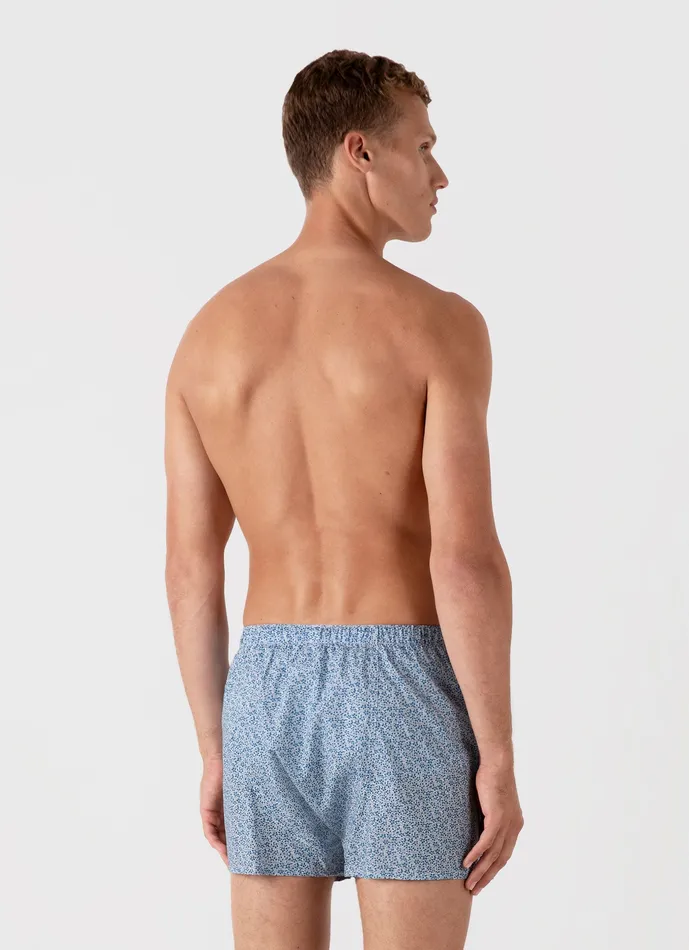 Boxer Shorts Classic Boxer Shorts in Liberty Fabric Ink Blue Meadow 8211 ussunspel Men Boxer Shorts Classic Boxer Shorts in Liberty Fabric Ink Blue Meadow 8211 ussunspel Men