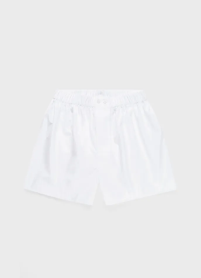 Boxer Shorts Sea Island Cotton Boxer Shorts White ussunspel Men