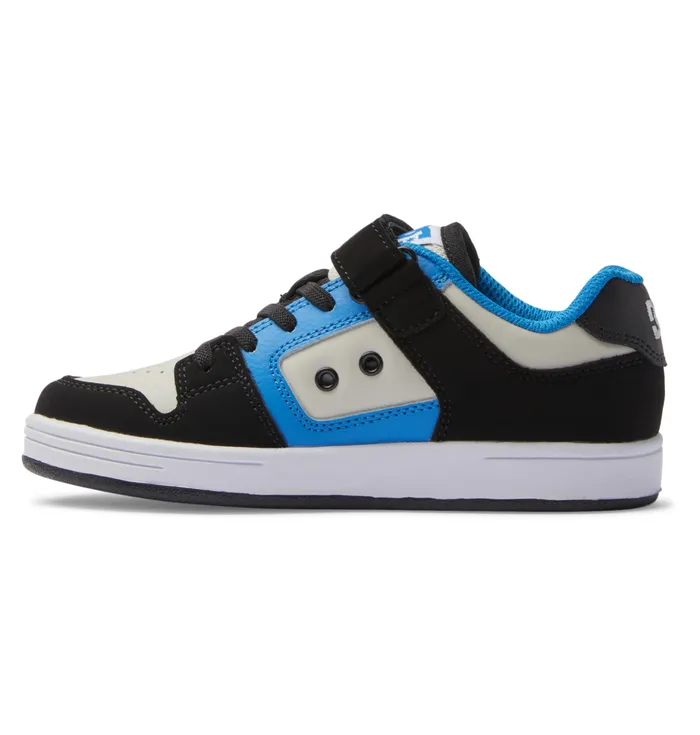 Boy8217s Manteca 4 Elastic Waist Lace Shoes blackbluegrey Sneakers DC Shoes Kids