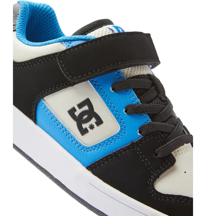 Boy8217s Manteca 4 Elastic Waist Lace Shoes blackbluegrey Sneakers DC Shoes Kids
