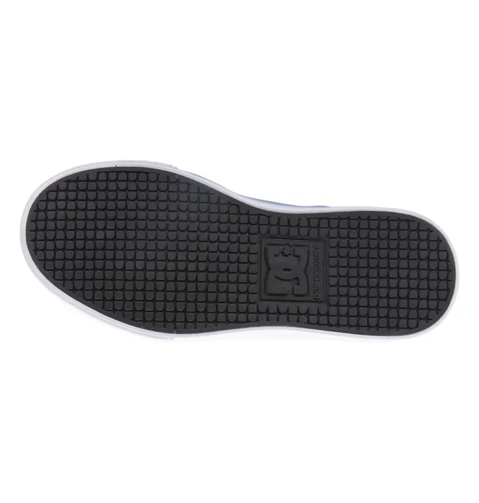 Boy8217s Pure Elastic Waist Lace Shoes whiteblackblue Kids Sneakers DC Shoes