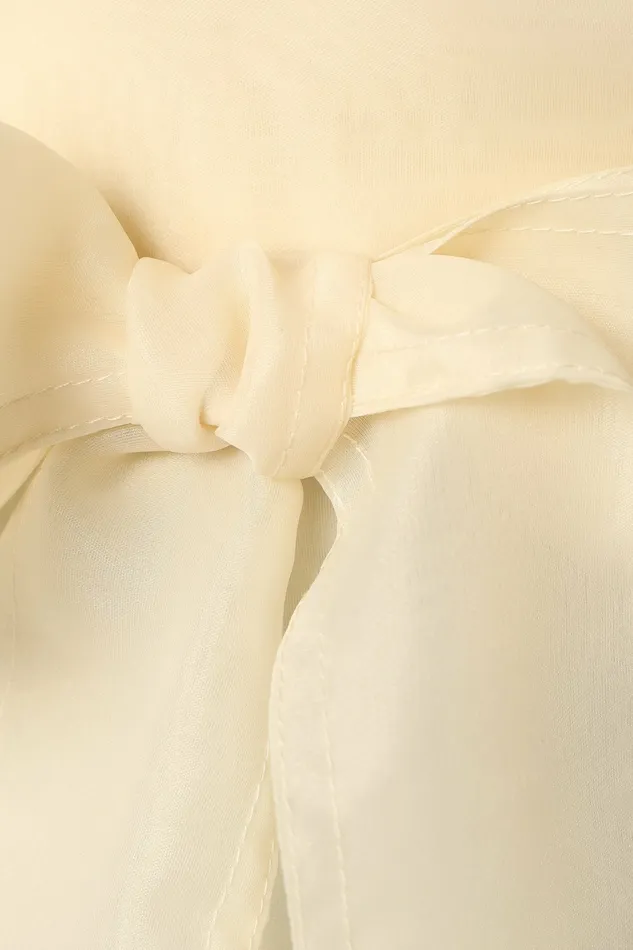 Braelynn Sheer Trench Coat Cream Women Jackets and Coats Petal and Pup