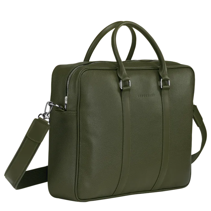 Briefcase Longchamp WomenMen Le Foulonn M Briefcase Khaki Briefcase Longchamp WomenMen Le Foulonn M Briefcase Khaki