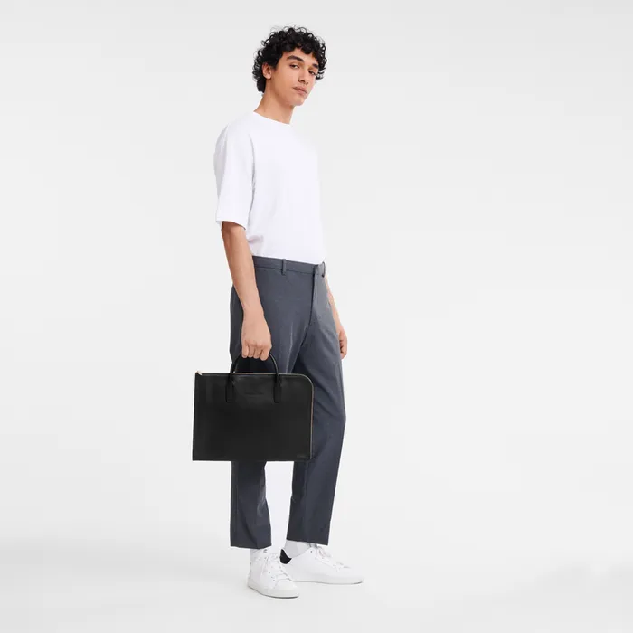 Briefcase Longchamp WomenMen Le Foulonn S Briefcase Black Briefcase Longchamp WomenMen Le Foulonn S Briefcase Black